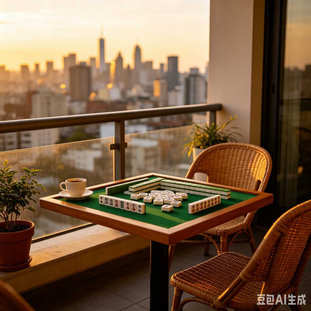 muted color mahjong set